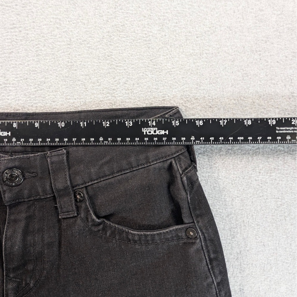 True Religion Geno Relaxed Slim Black Jeans Mens 28 (30x31) Stretch Denim *READ* - Picture 4 of 12